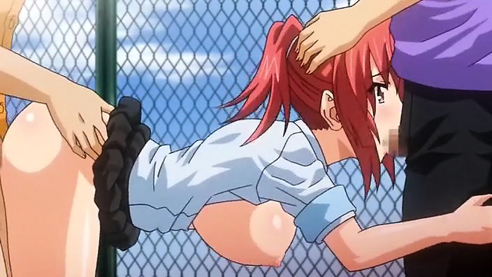 Redhead Anime Hentai Porn - Free High Defenition Mobile Porn Video - Red Haired Anime Babe Gets Filled  By Two Big Cocks On A Rooftop - - HD21.com